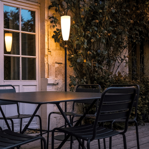 Lampadaire noir graphite 2