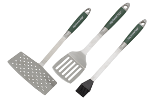 Coffret de 3 ustensiles en inox pour barbecue 1